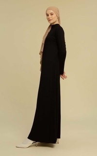 Gamis Inner Dress Lengan Panjang Black-530126