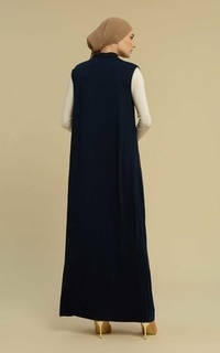 Gamis Inner Dress Tanpa Lengan Navy-530195