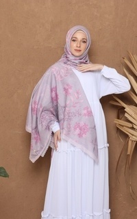 Printed Scarf JOLANA SERIES PINK