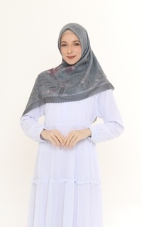 Printed Scarf JOLANA SERIES STEEL