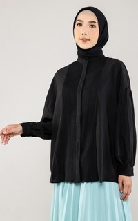 Kemeja Selena Shirt - Black