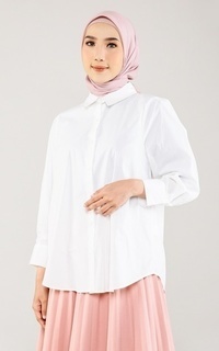 Kemeja Malva Shirt - White