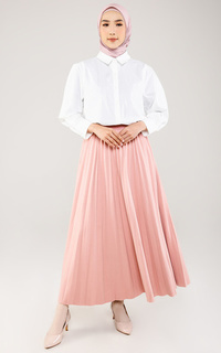 Rok Dear Pleats Skirt - Pink