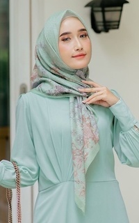 Hijab Motif MIreeya Series Matcha