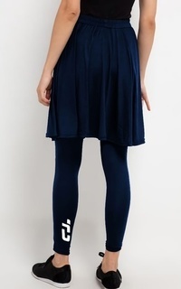 Celana Td Active Legging Rok Olahraga Dual Layer (2-In-1) Navy-536045