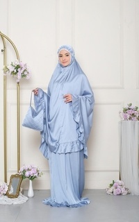 Mukena MUKENA RUFFLE PRAYER SET BLUE