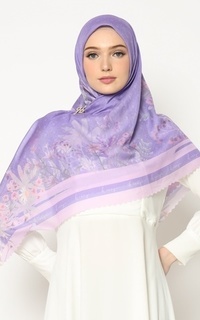 Hijab Motif AMARANTA SERIES PURPLE