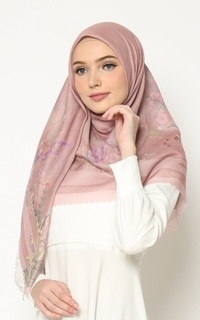 Hijab Motif AMARANTA SERIES SALMON