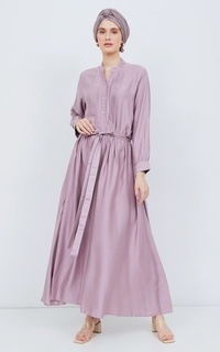 Gamis nayla dress violet ice