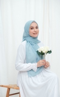 Plain Hijab Square Tosca