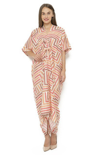 Long Dress Dress Wanita Danish Wardrobe Kaftan Audrey - Oren Labirin