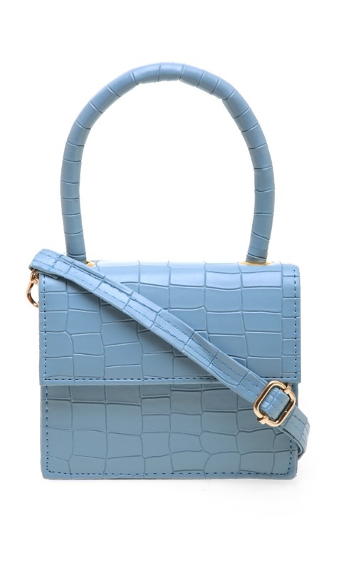 Bag - Desi Tas Selempang Premium Tali Panjang Design Modern Woman Bag - Ice Blue - ice Blue