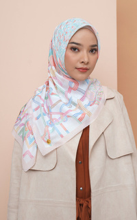 Hijab Motif Mosaic Series - Baby Powder