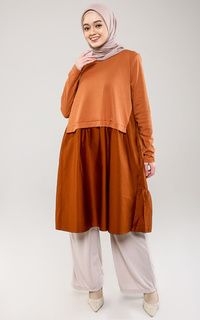 Blouse Zalia Top - Brick