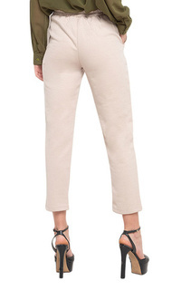 Celana Ailen Tapered Long Pants Motif Solid High Quality Bawahan Wanita - Cream Cream-539455