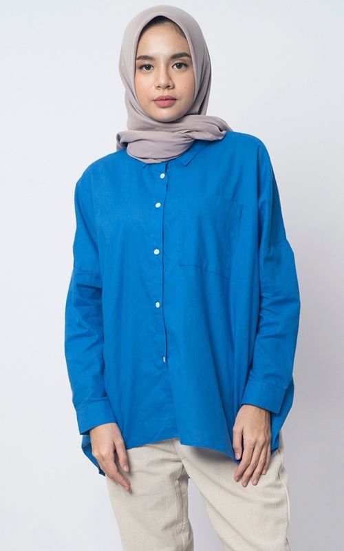 Shirt - KEMEJA LOTUS SHIRT BLUE - blue