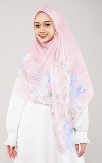 Printed Scarf Hijab Syar'I Etnik Batik - Pink