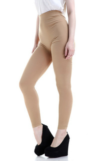 Pants Willow Celana Legging Wanita Design Simple Woman Motif Solid - Khaki Khaki-540376