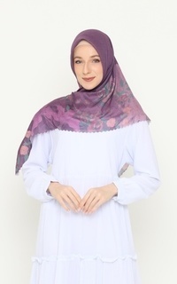 Hijab Motif KALCYA SERIES VIOLET