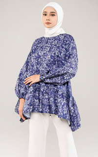 Blus Bloom Blouse Navy