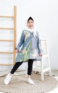 Tunik Jeumpa Tunik Kids Blue