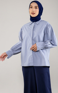 Kemeja Briana Shirt - Blue