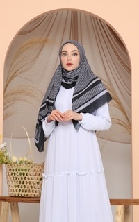 Hijab Motif SAMANTA SERIES BLACK