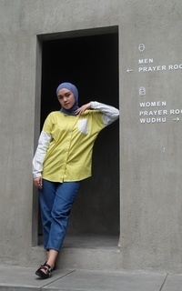 Blus Polle Shirt - Yellow (Defect)