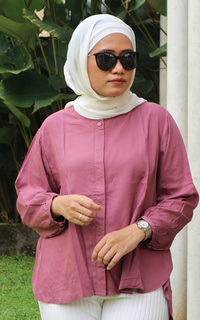 Kemeja Moly Fit to XL Shirt (Violet)