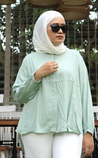 Kemeja Moly Fit to XL Shirt (MINT)