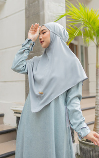 Long Dress Maetha - Gamis Set Bergo Syari Muslim Dewasa Aona Series