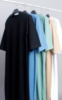 Tunik Oversize Mini Dress Polos