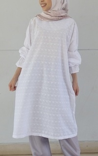 Tunic Bodha Top - All White