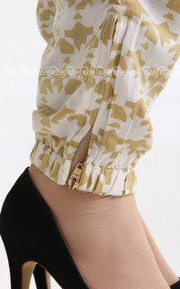 Pants Drawstring Beatles Pants yellow-5499