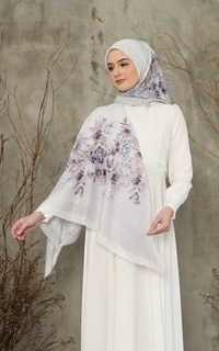 Hijab Motif MOHALA SERIES BROKEN WHITE