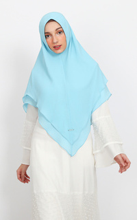 Hijab Instan Khimar Najwa - Sky Blue M