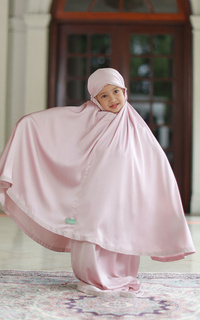 Mukena Mukena Sentuhan Naeka x Chic et coo coo (Mukena Anak Only) Pink