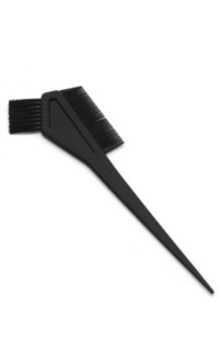 Beauty One Set Mangkuk Wadah Cat & Sisir Semir Rambut Material Plastik - Black Black-552473