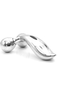 Beauty Massager Wajah Facial Relaxation Terapi Pengencang - Silver Silver-553126