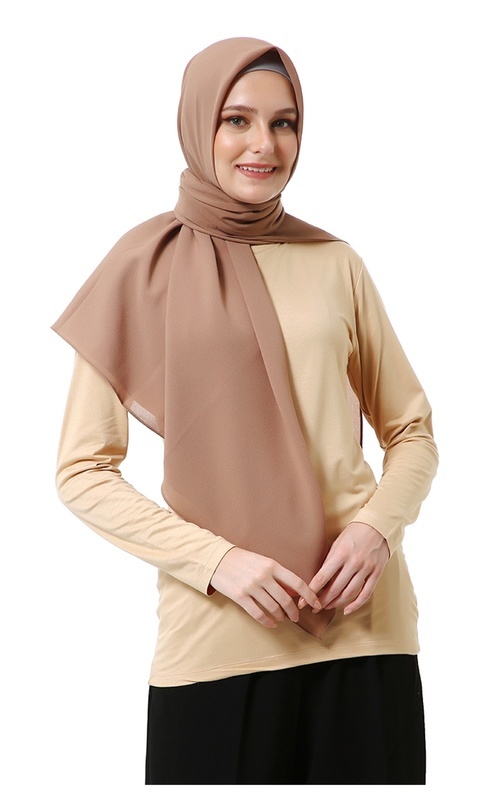 Basic Long Top in Khaki – Olloum