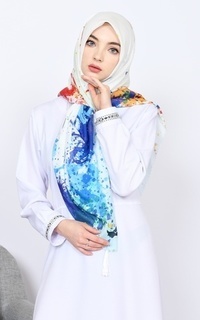 Hijab Motif Tropical Scarves