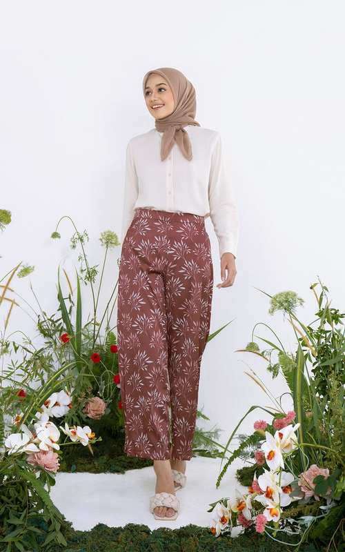 Celana - Gardenia Pants - Maroon