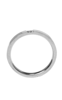 Jewelry Cincin Titanium Aksesoris Wanita Design Simple Elegant Look Premium Quality - Silver Silver-557511