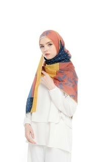 Pashmina Red Lemonade Artsy Shawl