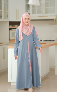 Long Dress Maetha - Gamis Dewasa Shaaira Series