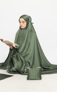 Praying Set Mukena Premium Satin Silk 