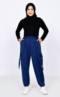 Celana Jogger Cargo Bigsize