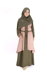 Long Dress Maetha - Gamis Dewasa Danisha Series