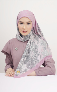 Printed Scarf Sarinah Scarf - Orchid