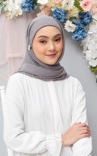 Hijab Instan Daily Square Inner Hijab Grey